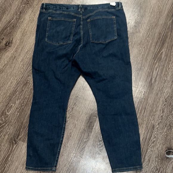 Good American -Good Legs Deep V Blue 609 - NWT - Picture 2 of 8